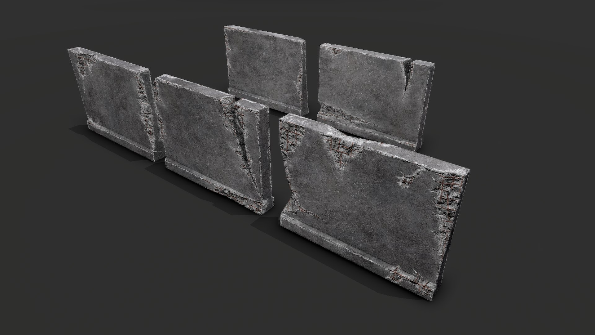 Damaged Concrete Walls 3D model https://p.turbosquid.com/ts-thumb/1q/9Lb3My/Le/screenshot003/png/1680862533/1920x1080/fit_q87/c2427772658228b57ca5a54118f0450a37469e63/screenshot003.jpg