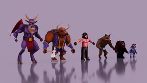 Enemy Characters Asset Pack