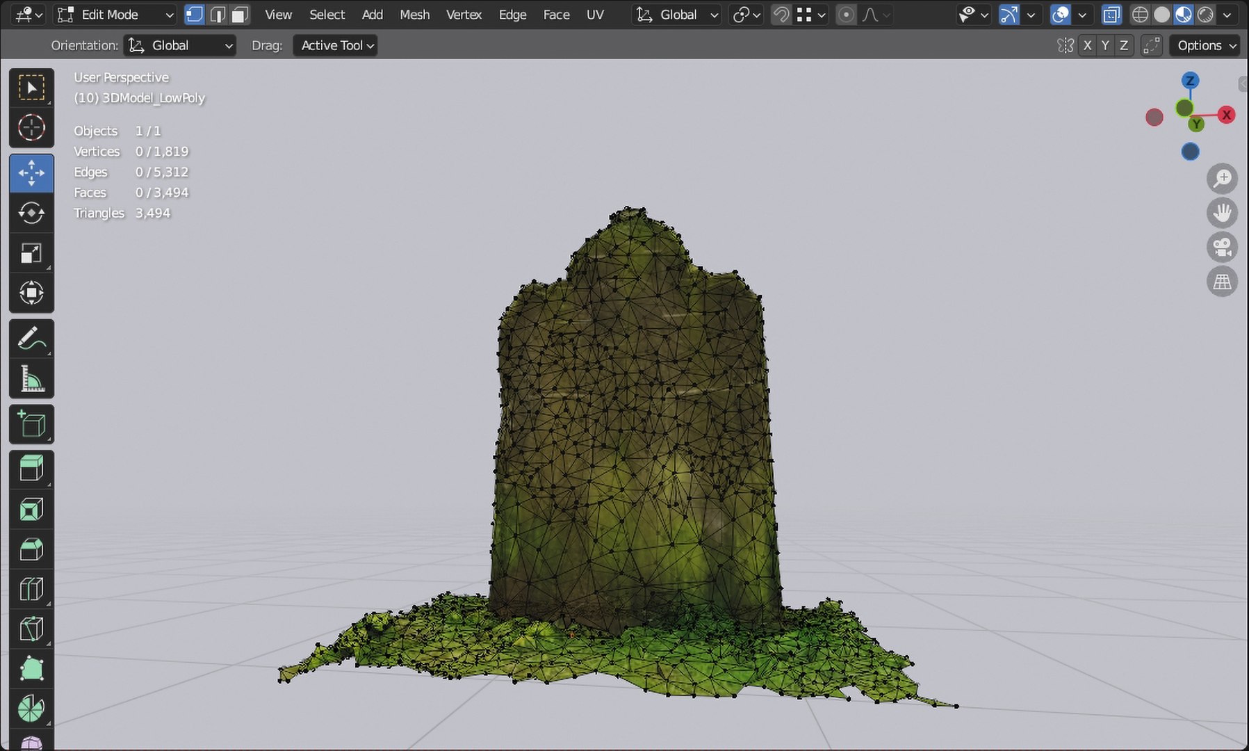 Old Simple Tombstone 3D - TurboSquid 2099234