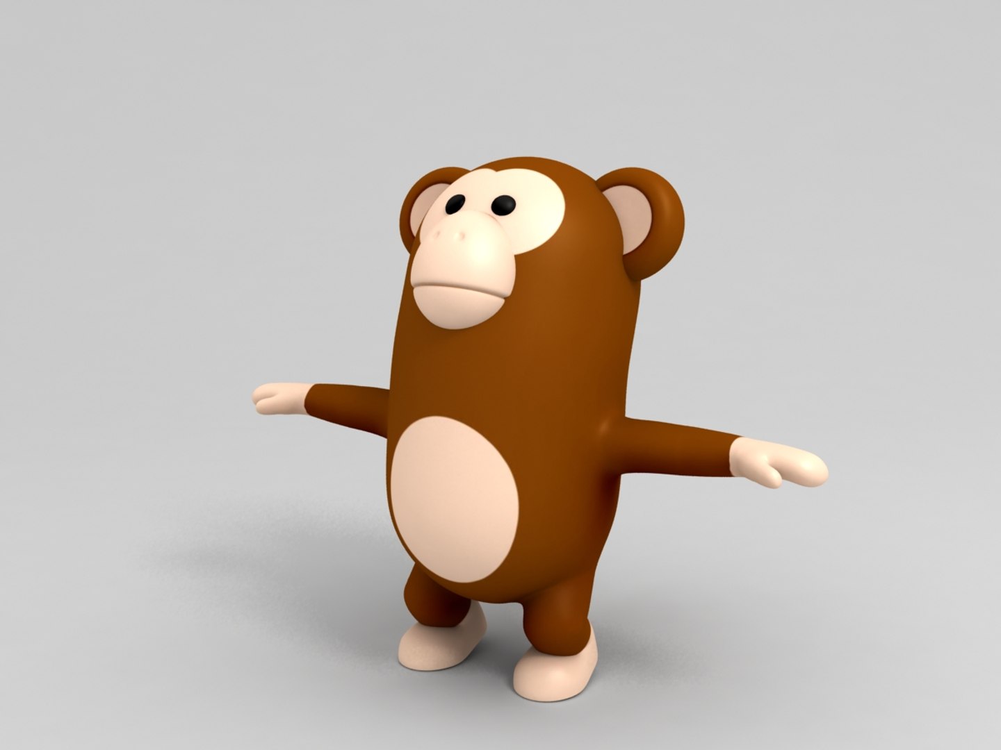 3D monkey character model - TurboSquid 1252894
