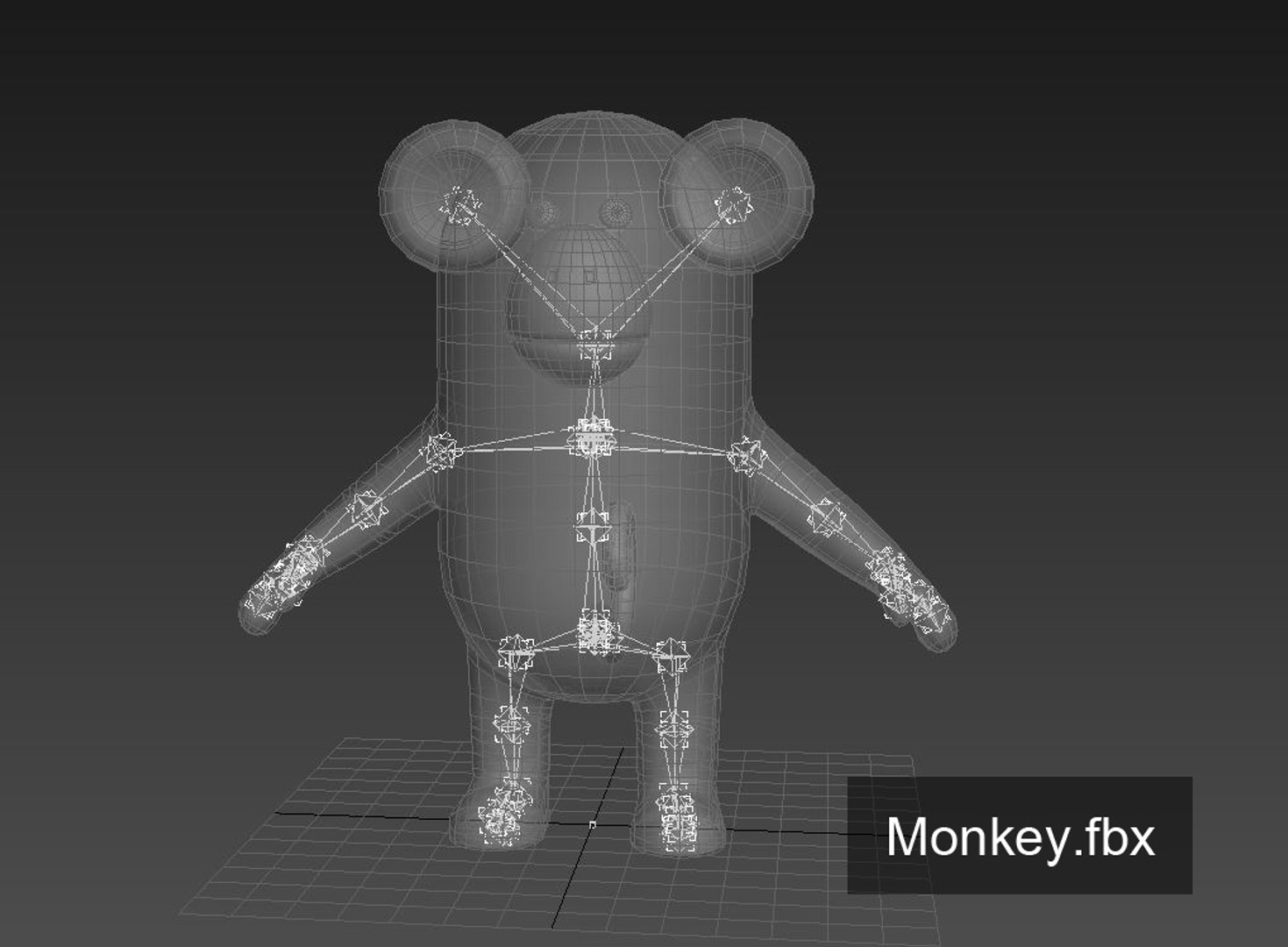 3D monkey character model - TurboSquid 1252894