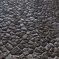Tileable Irregular Stone Wall 4x4m