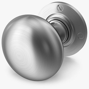 door knob steel 3D model
