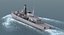 type23 frigate duke class 3d max