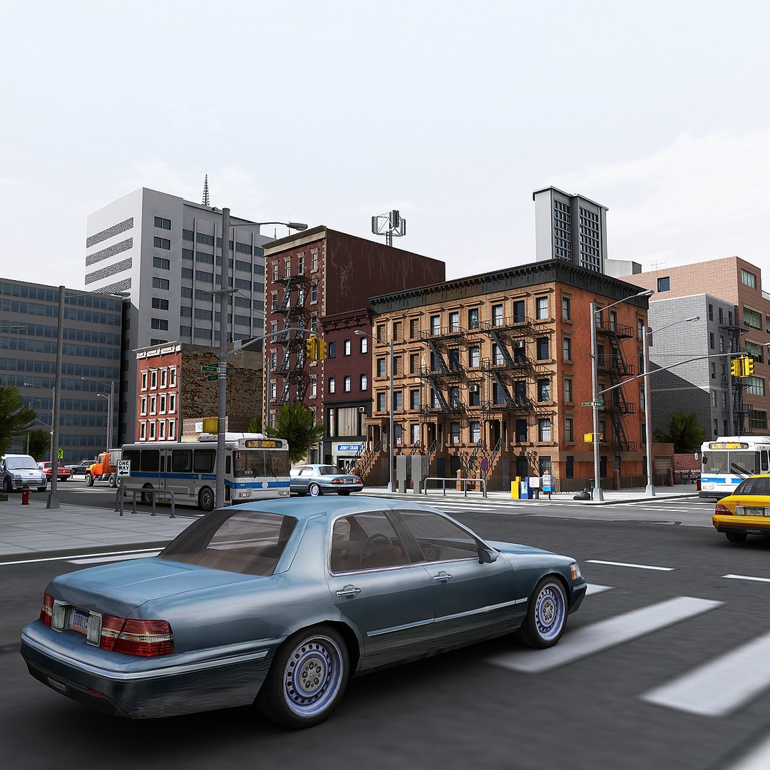 3d Model New York City Blocks