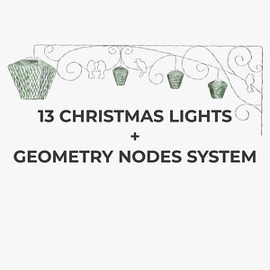 3D Christmas Lights Pack