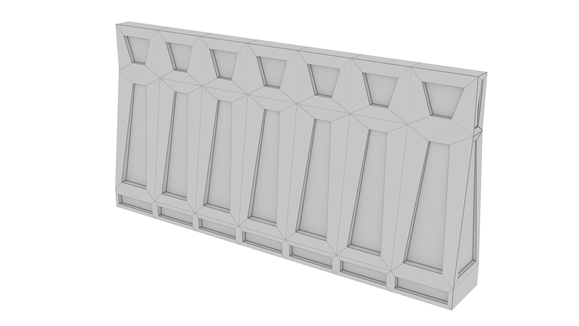 Plastic Barrier 3D Model TurboSquid 2062835