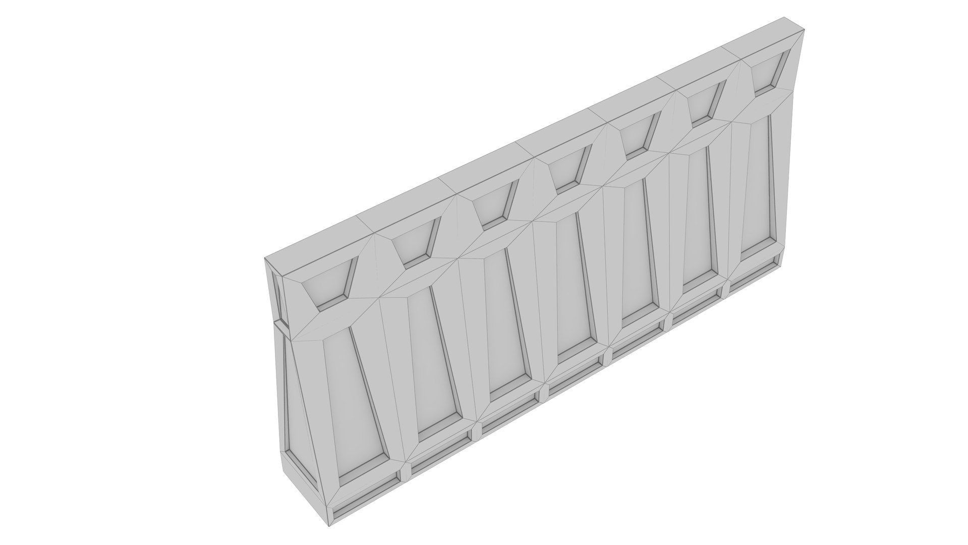Plastic Barrier 3D Model TurboSquid 2062835