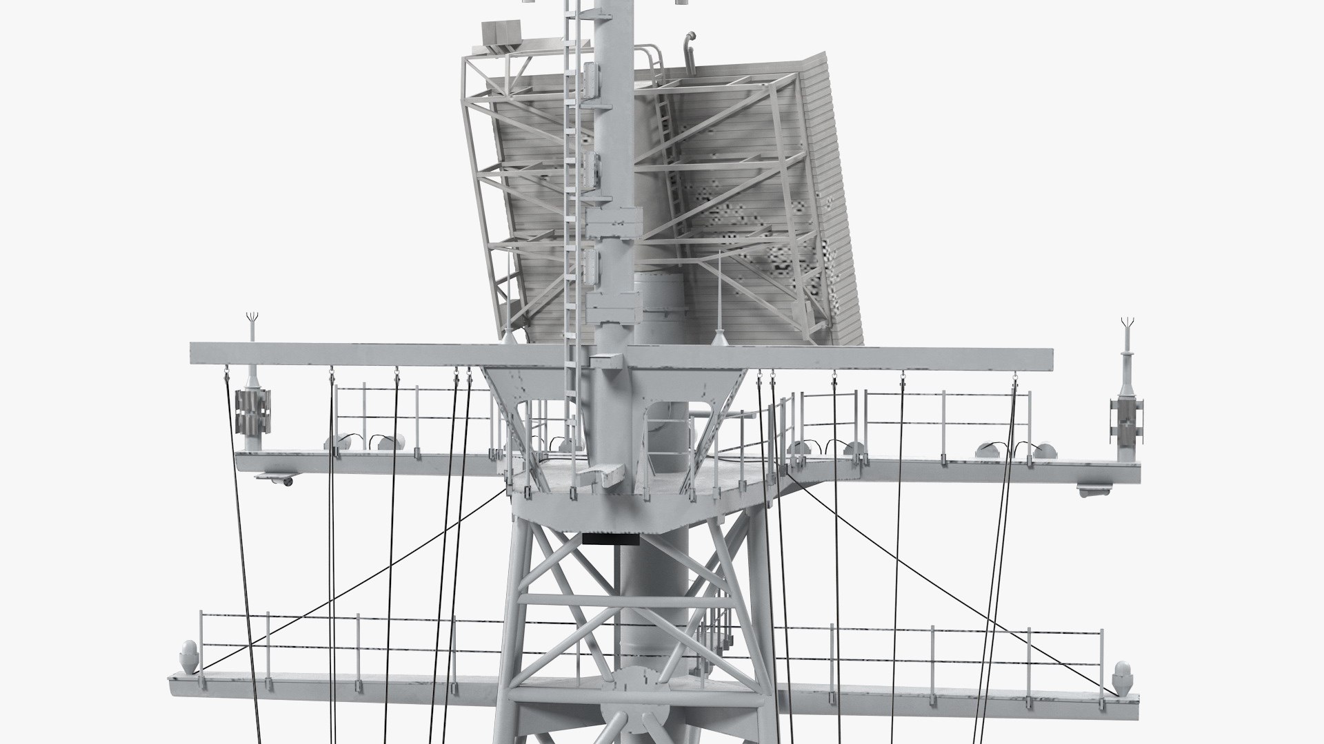 Military Ship Mast 3D - TurboSquid 1548374