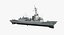 hmas brisbane 41 class destroyer model
