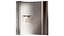 Corner wall section Plaster and wood niche partition