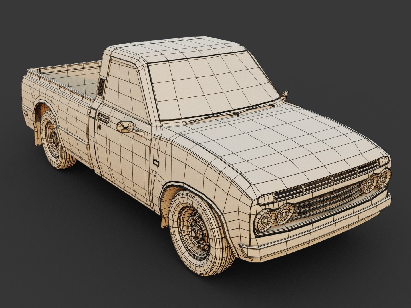 Pick Up Truck 3D Model - TurboSquid 1983026