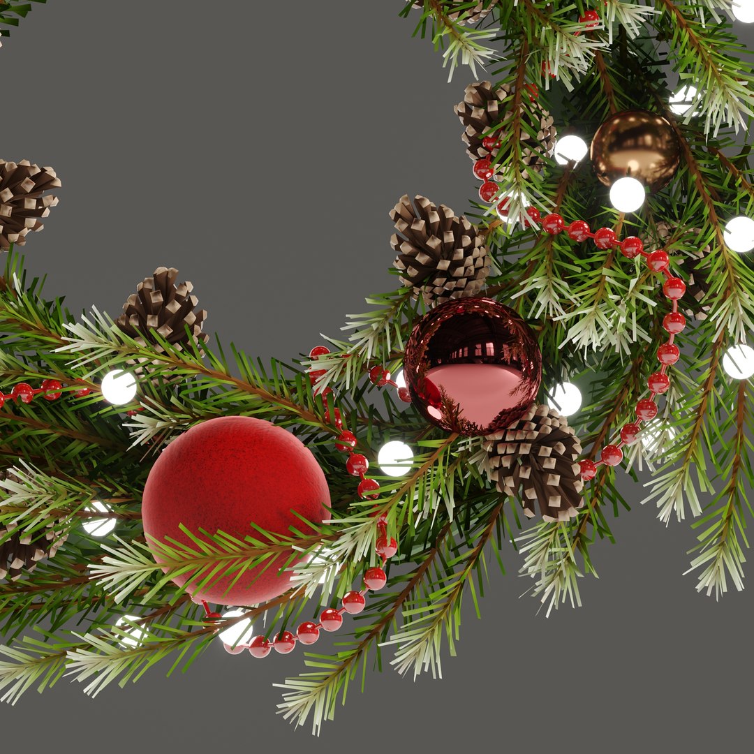 Christmas wreath with toys and pine cones model https://p.turbosquid.com/ts-thumb/1q/U89rRJ/CP/5/jpg/1639030062/1920x1080/fit_q87/5195c473b20098ee355f6fa3262376ad6b75d6c7/5.jpg