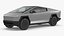Tesla Cybertruck com coleção de robôs Tesla
