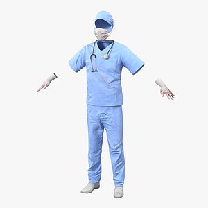 Surgeon Dress 13 with Blood