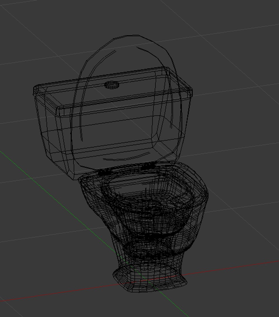 Toilet model - TurboSquid 1382814