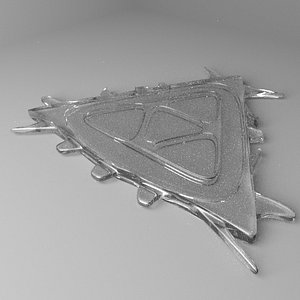snowflake 19 3D model