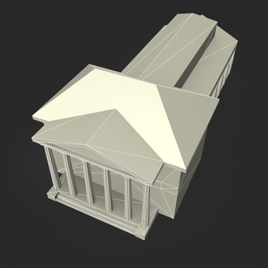 3D Model Historical Police Station Rathaus - TurboSquid 1305538