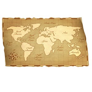Cartoon World Map