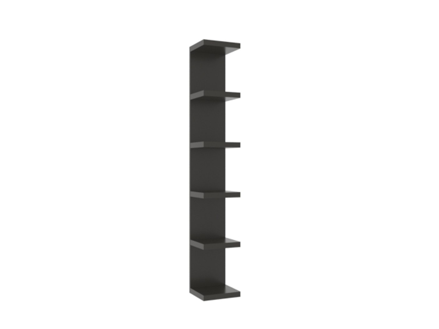 Black Shelf 3D Model - TurboSquid 1464650