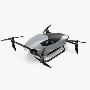 Xpeng X2 Flying Car Rigged for Maya