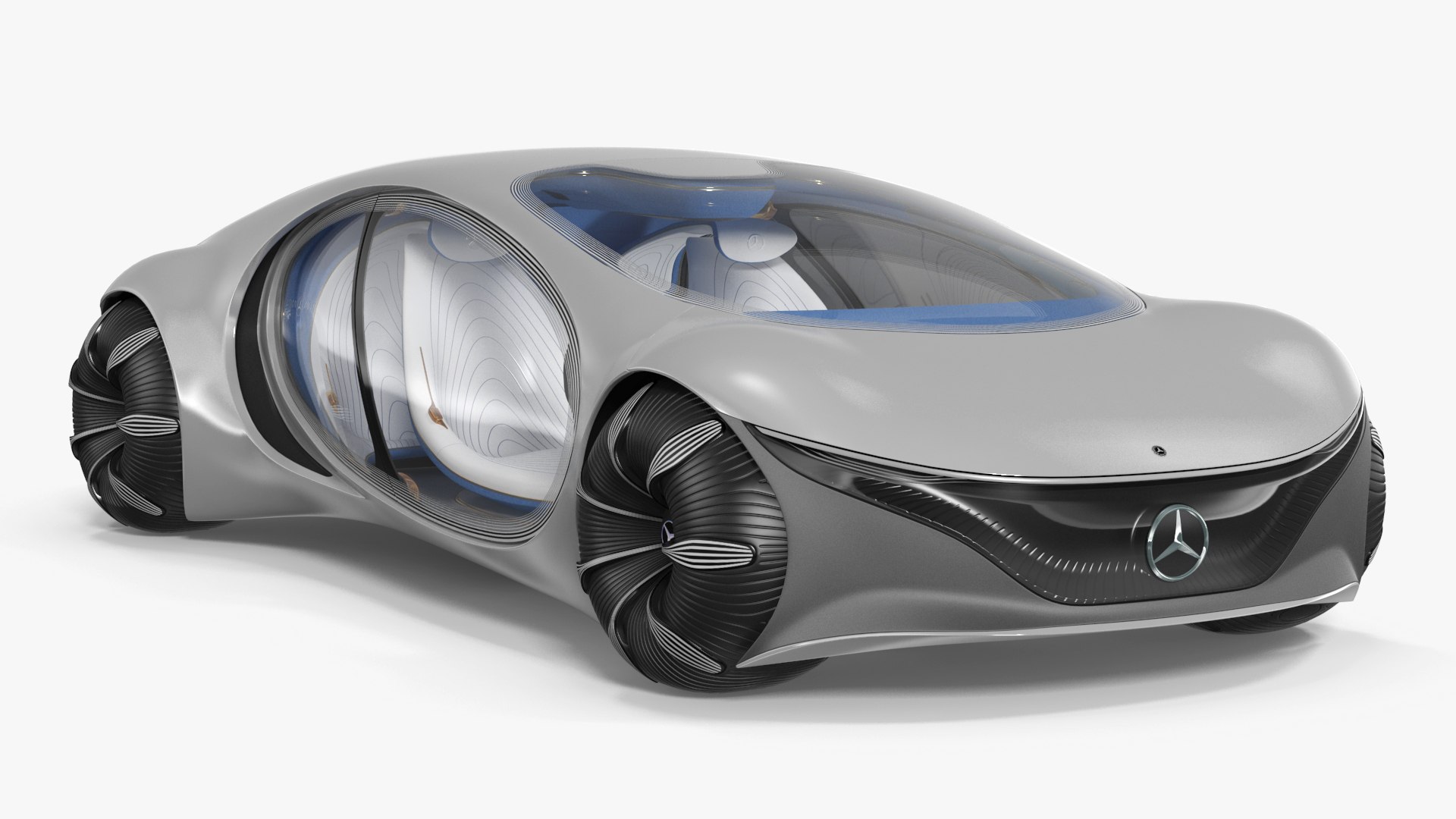 AVTR Mercedes Vision Light Off 3D model preview