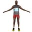 marathon runner 3D model