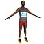marathon runner 3D model