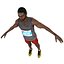 marathon runner 3D model