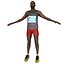 marathon runner 3D model