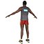 marathon runner 3D model