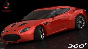 3d aston martin v12 zagato