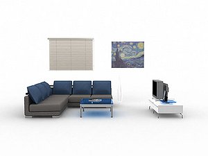 living room 3d model