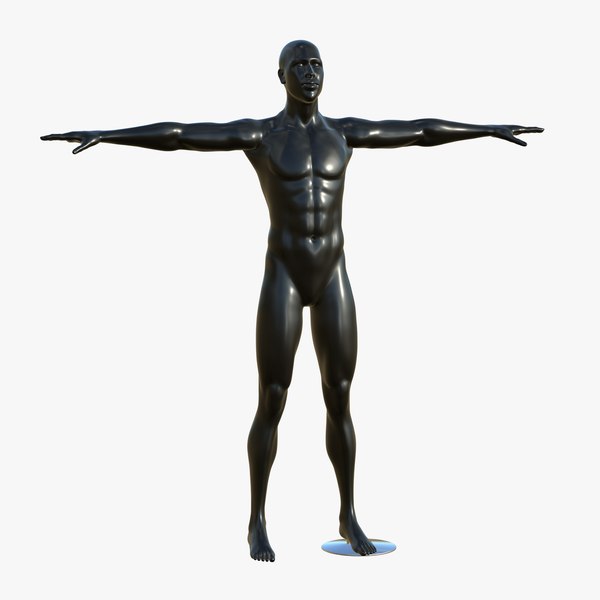 3D Mannequin T Pose Full Body model