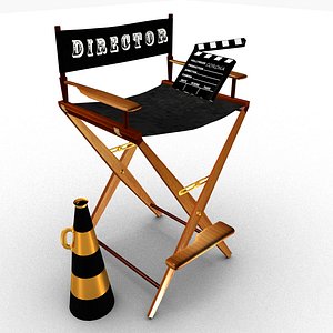 director s chair 3D model