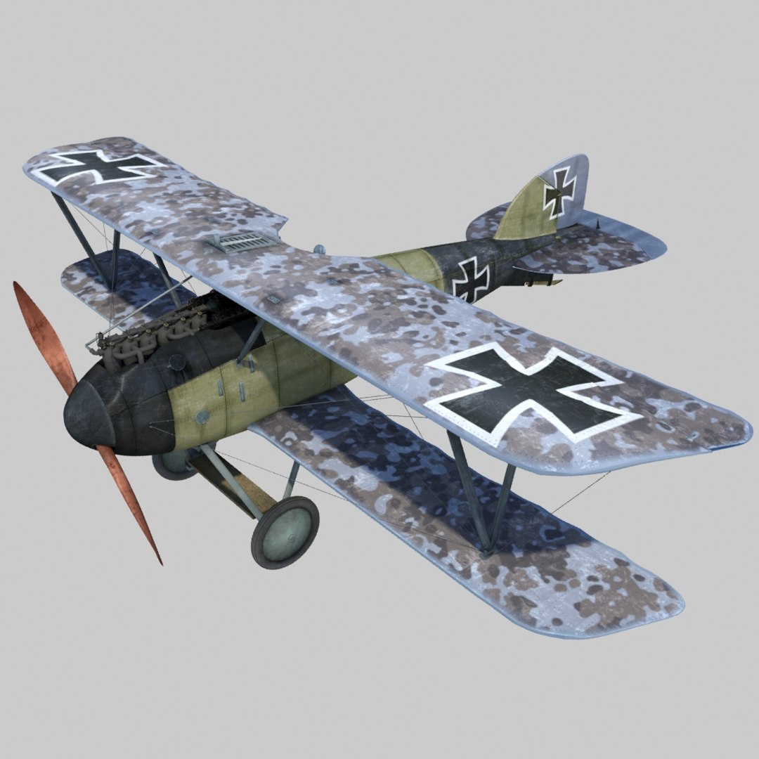 3ds German Fighter Albatros D3