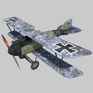 3ds german fighter albatros d3