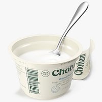 Chobani Greek Yogurt Cup with Spoon White