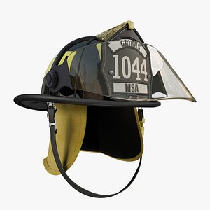 3ds max msa cairns fireman helmet