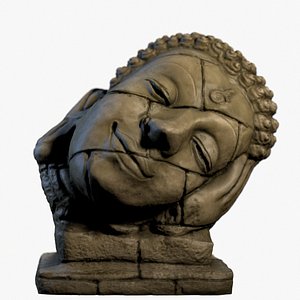 3d buddha head