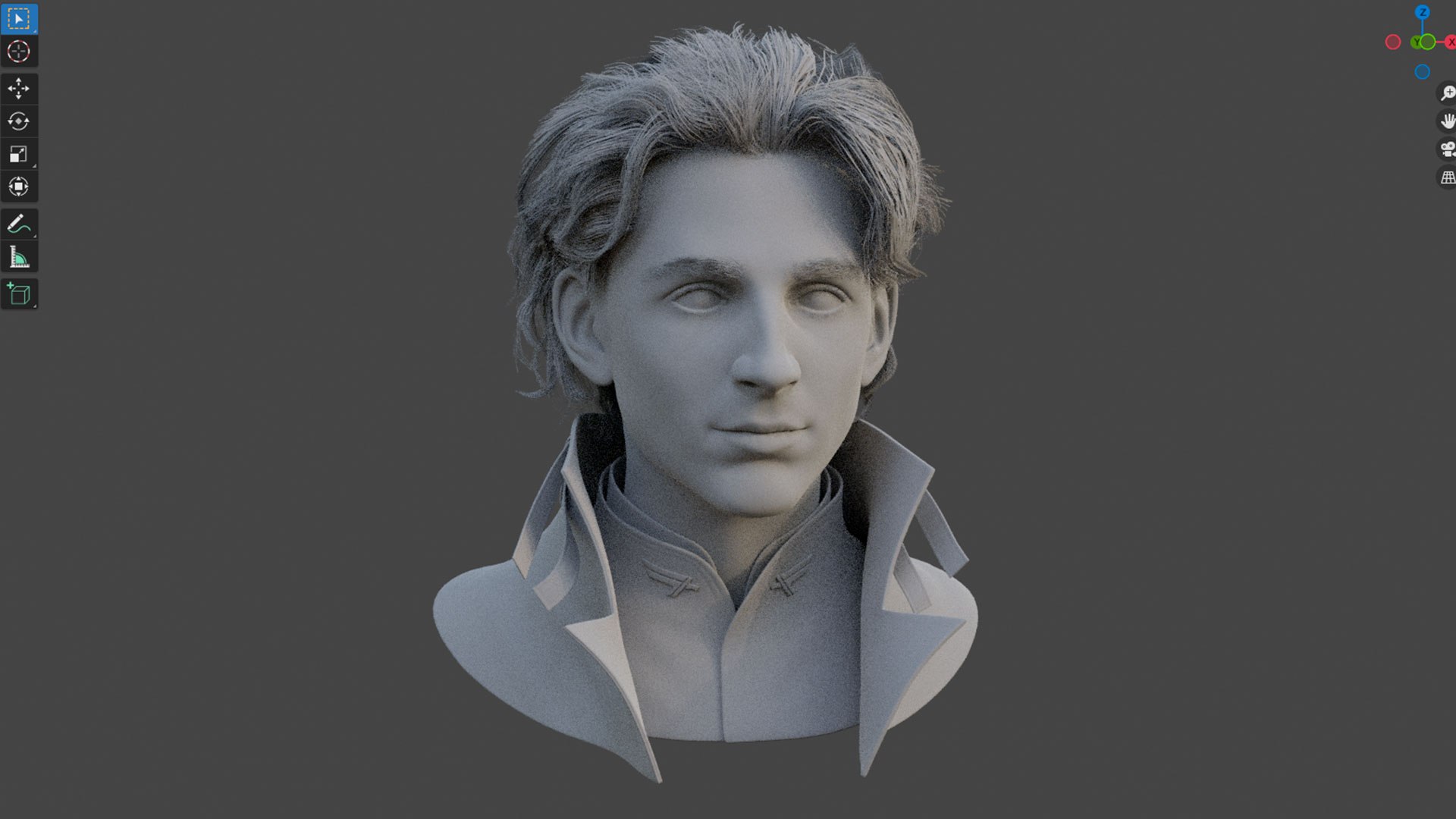 Free 3D Paul Atreides Likeness Sculpt - TurboSquid 2075529