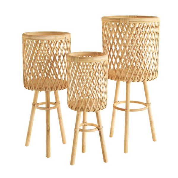 Rattan Standing Planter 3D 모델 TurboSquid 1899692