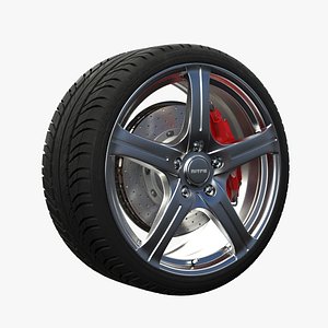 3ds max nitro octane wheel