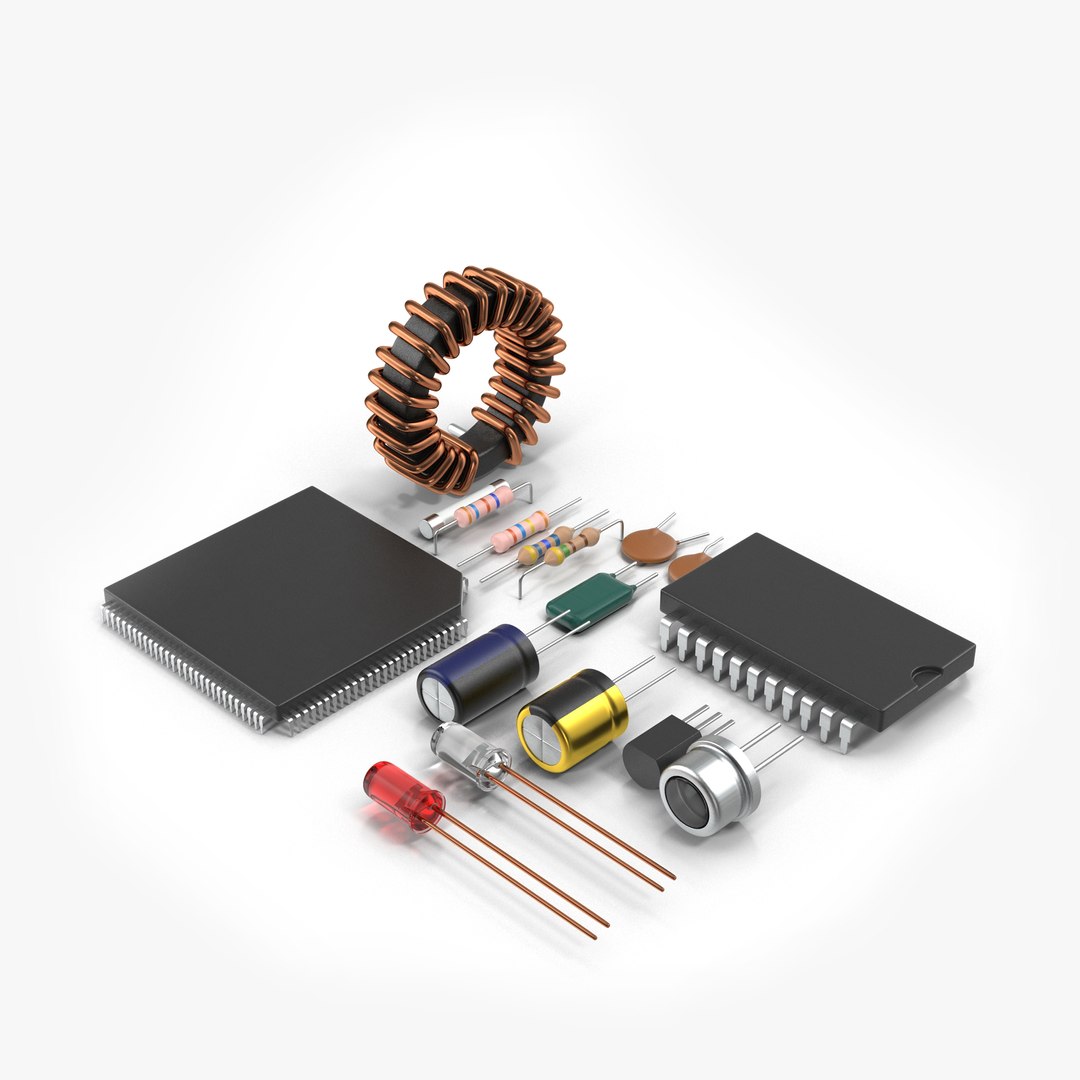 3D radio components - TurboSquid 1272263