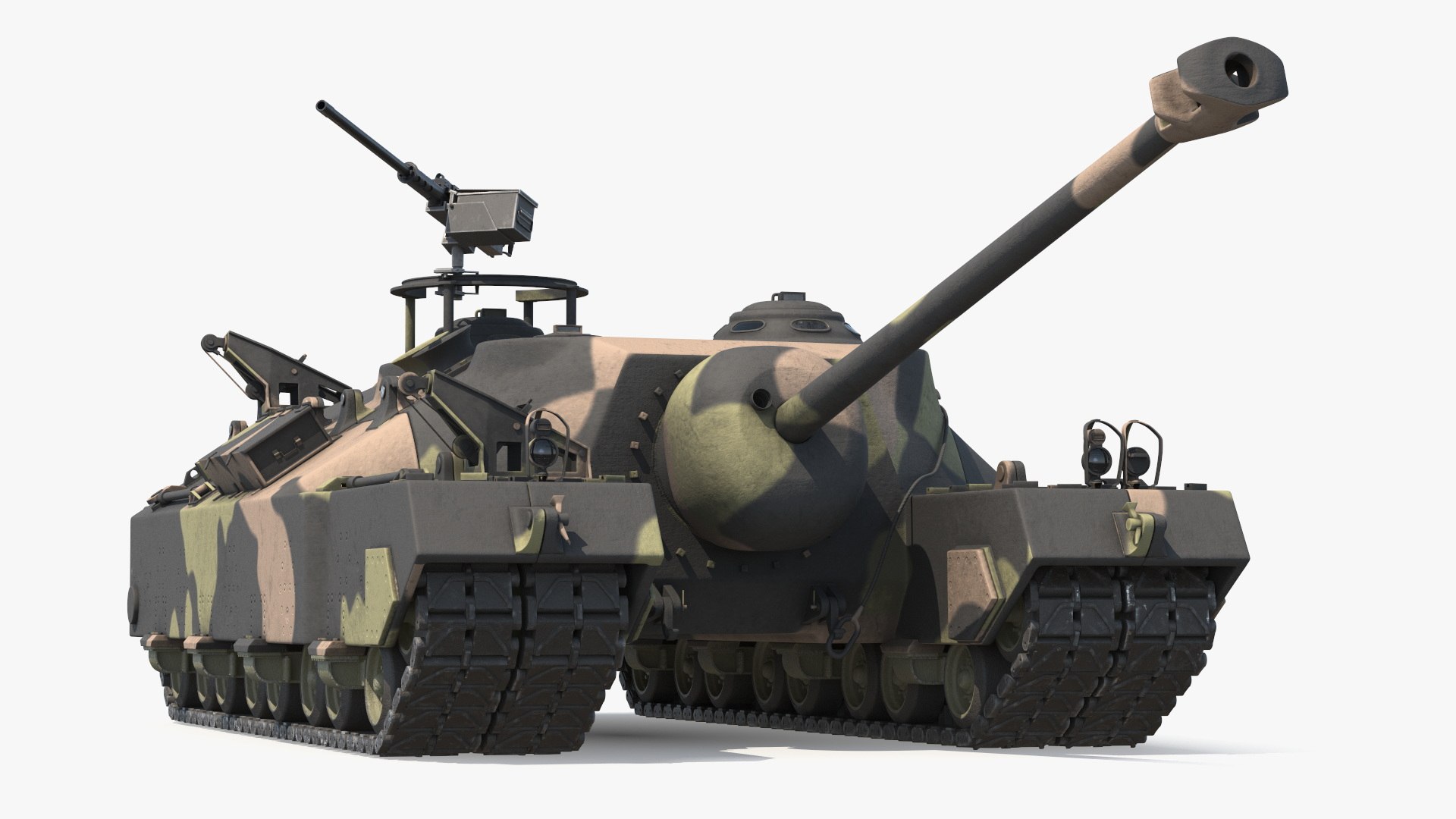 Armored Combat Vehicle With Camouflage Paint Rigged 3D model for vehicle visualization, games, animation, transport scenes, and automotive rendering