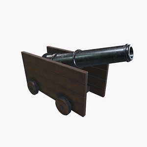 Medieval Cannon 03 New
