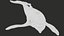 Humpback Whale Rigged PBR model