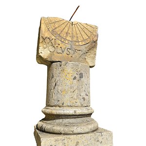 sundial ancient 3D model