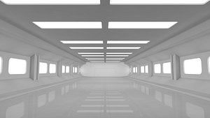 Sci Fi Warehouse 3D model