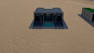 3D NURAI Islands Water and Beach Villa Beach and Pool House